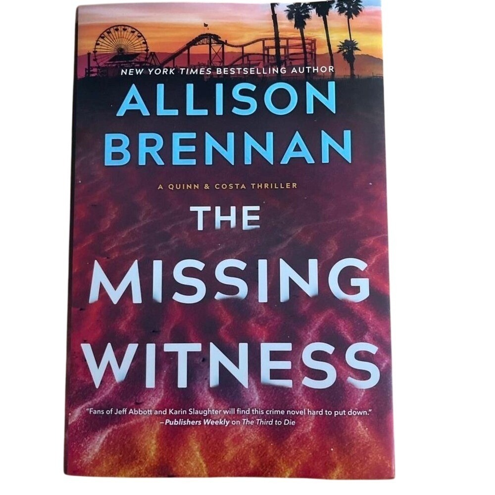 The Missing Witness Quinn Costa Thriller Novel Allison Brennan Paperback‎